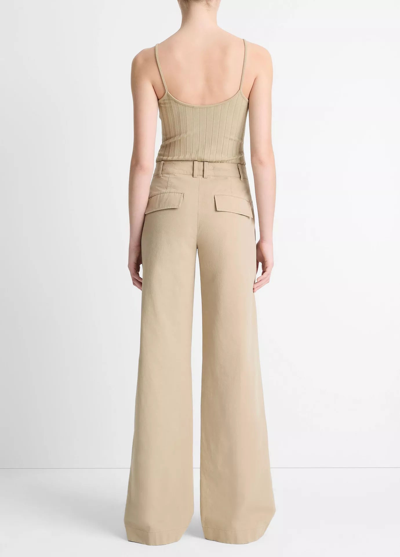 Vince Mojave Cotton Wide Leg Pants