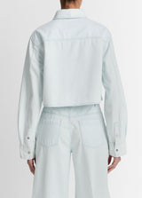 Vince Twill Cropped Shirt