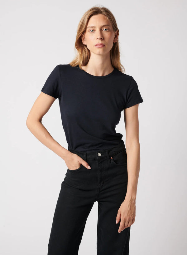 Majestic Filatures Soft Touch Crewneck T-Shirt Marine