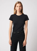 Majestic Filatures Soft Touch Crewneck T-Shirt Noir