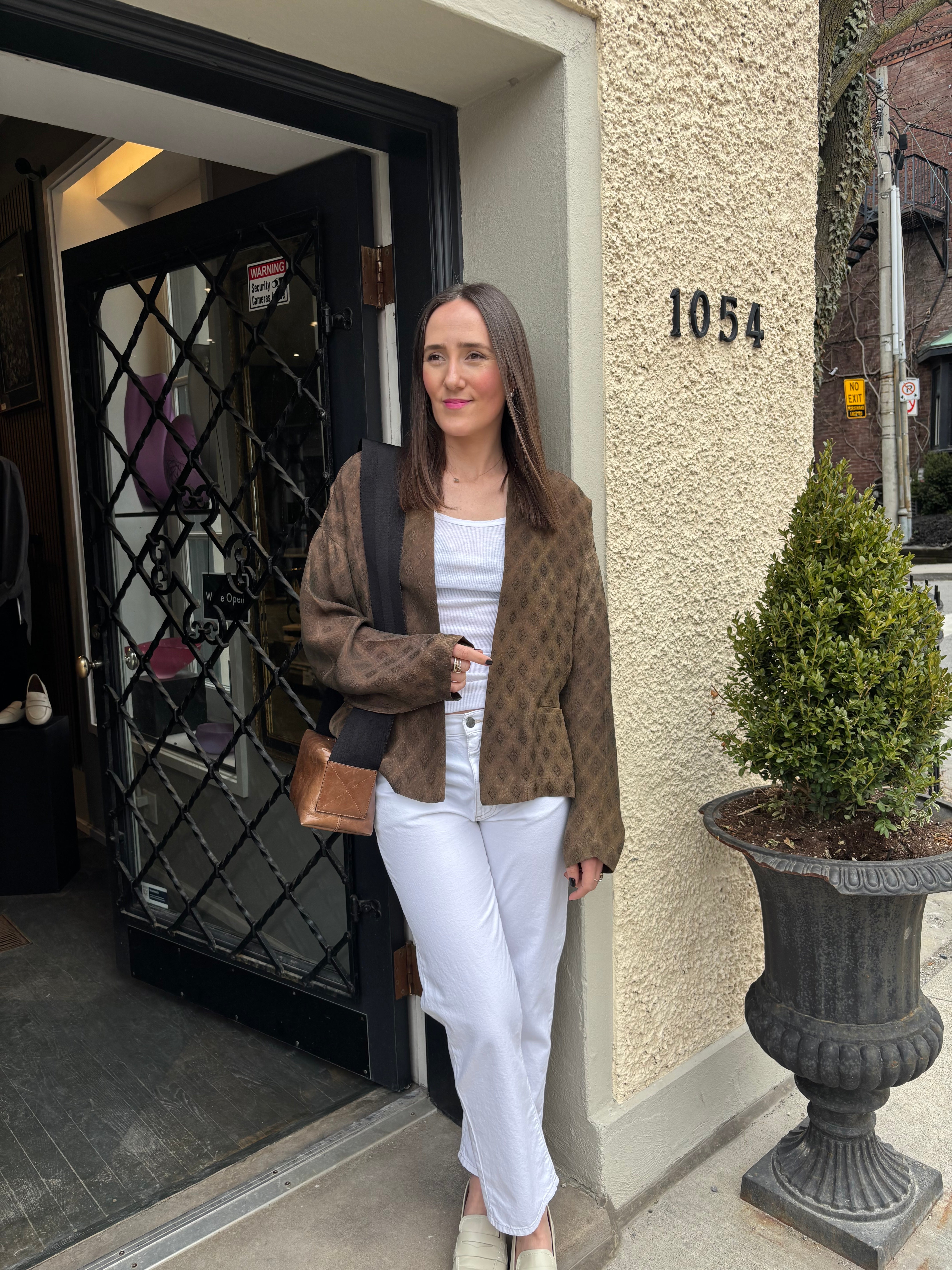 Uma Wang Fluid Klarke Jacket Dark Brown