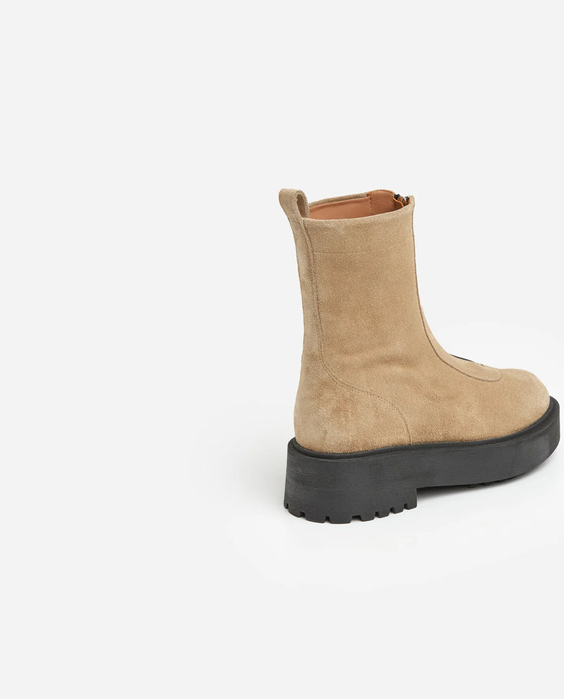 Flattered Alma Sand Suede Boot