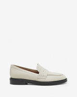 Flattered Sara Creme Leather Loafer