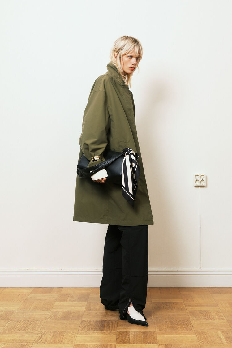 Filippa K Cassie Car Coat | Laurel Green