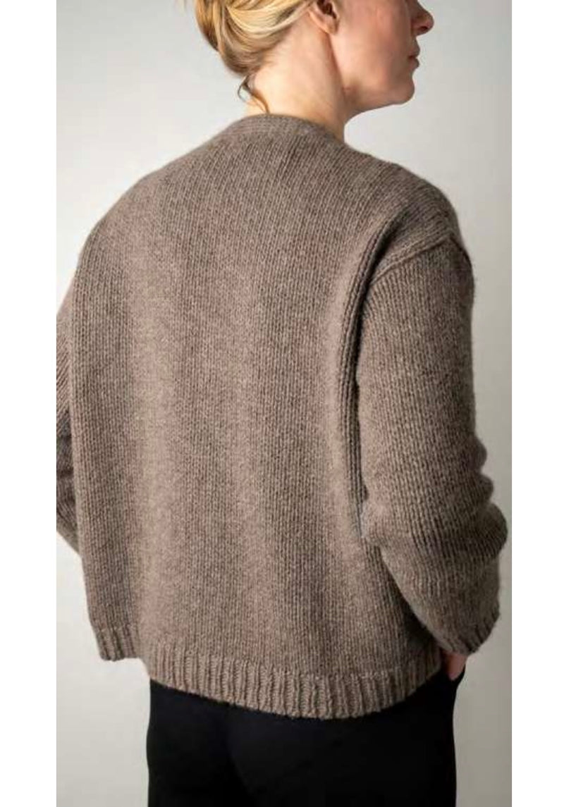 Private Premium Cashmere Cardigan Cafe Grey