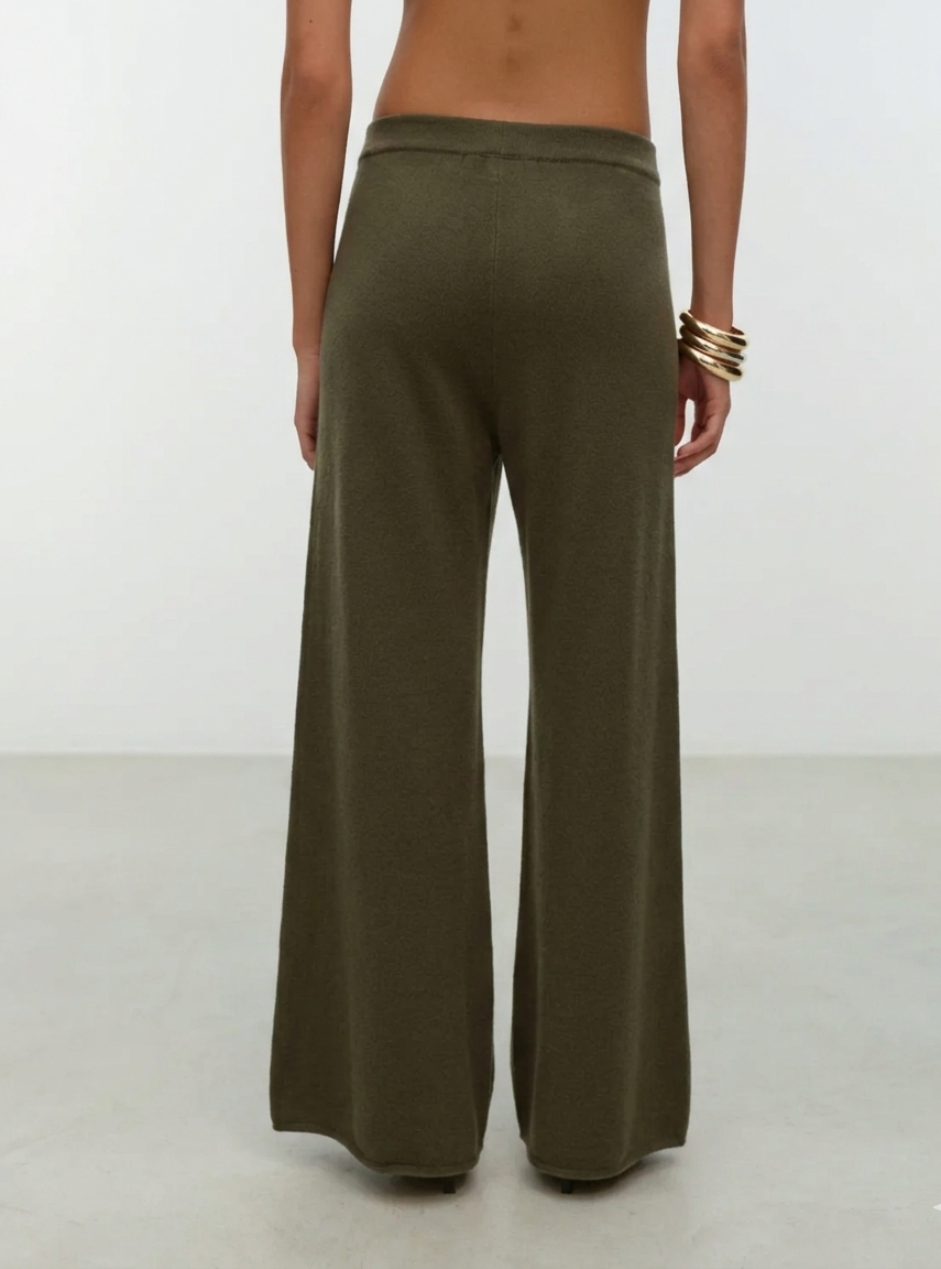ELY ELY Linda Cashmere Pants | Ivy Green