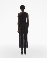 Helmut Lang Twisted Asymmetrical Dress