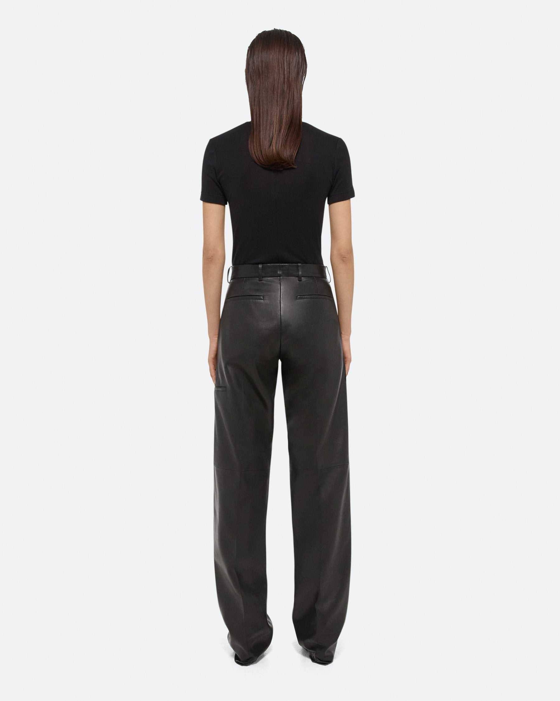 Helmut Lang Black Shrunken Tee