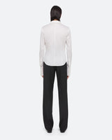 Helmut Lang White Stretch Cotton Shirt