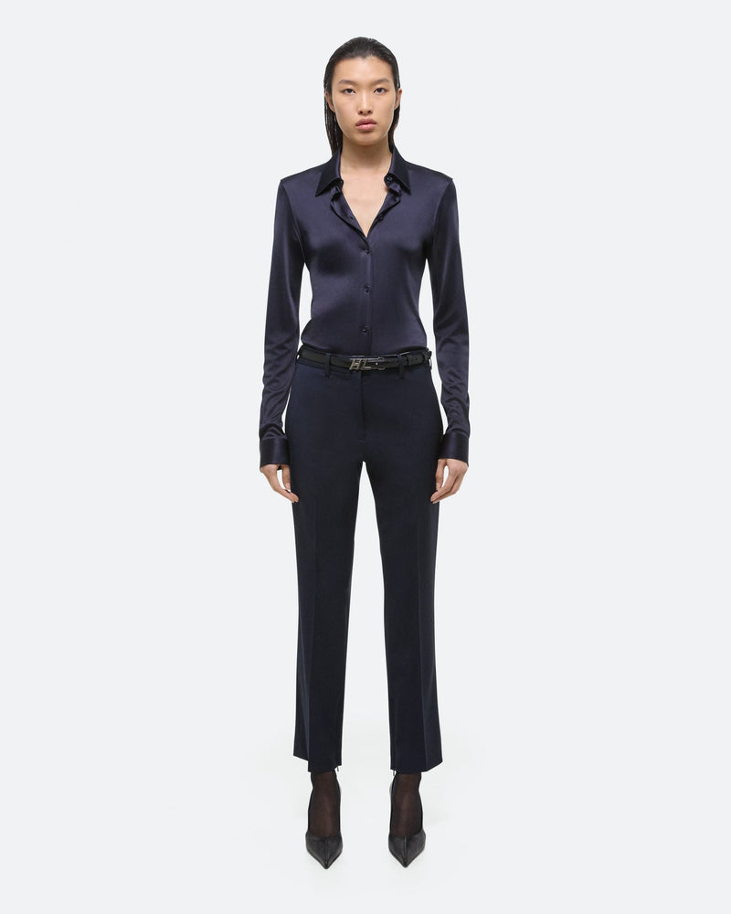 Helmut Lang Navy Fluid Shirt