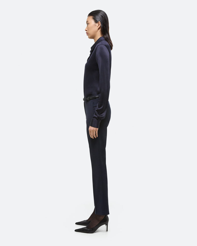 Helmut Lang Navy Fluid Shirt