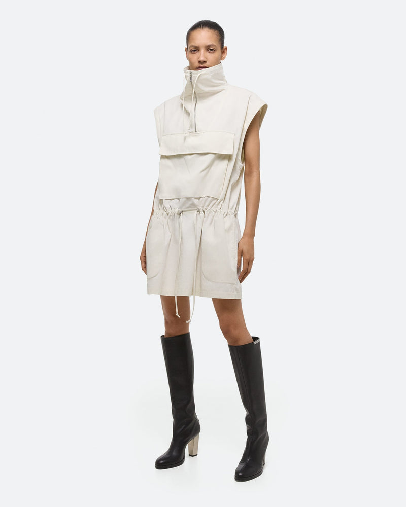 Helmut Lang Creme Gusset Dress