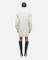 Helmut Lang Creme Gusset Dress