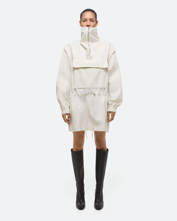 Helmut Lang Creme Gusset Dress