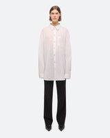 Helmut Lang White Apex Oversized Shirt