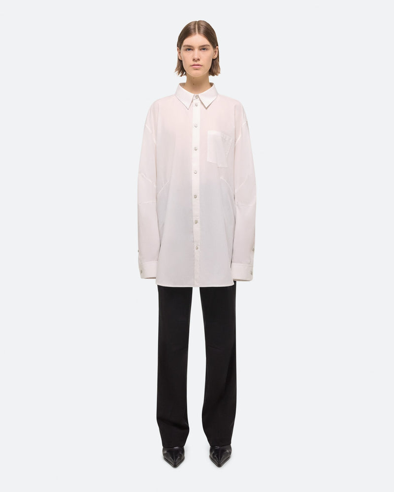 Helmut Lang White Apex Oversized Shirt