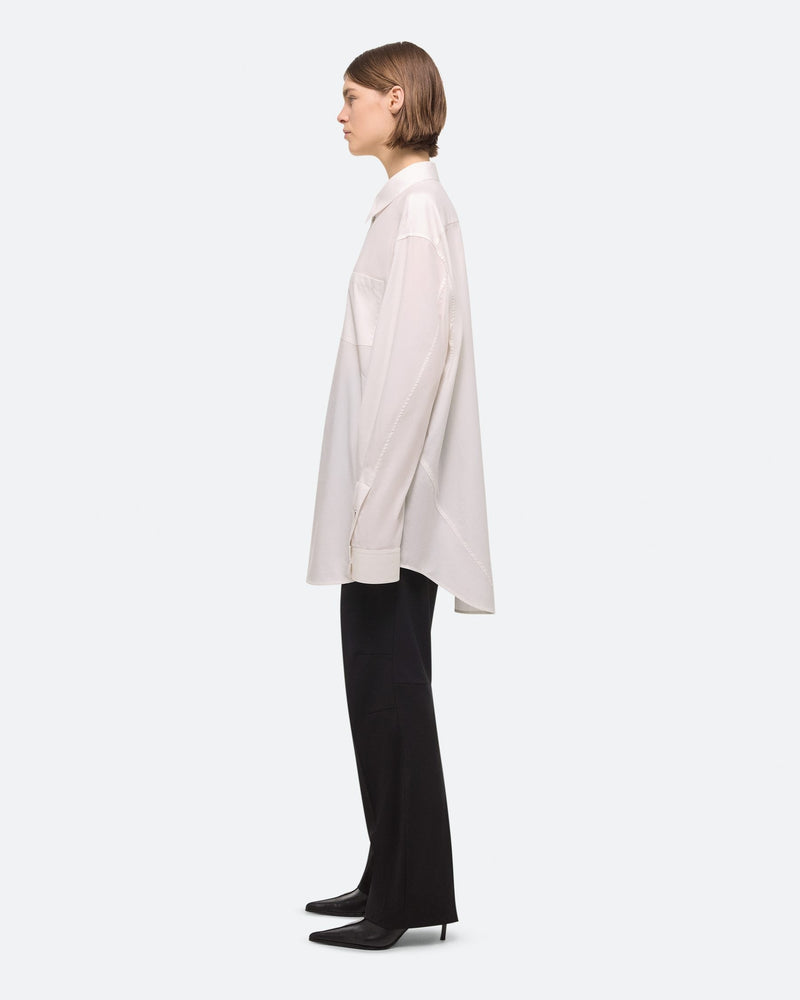 Helmut Lang White Apex Oversized Shirt