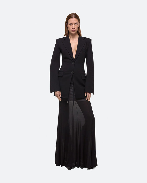 Helmut Lang Black Waisted Blazer