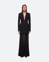 Helmut Lang Black Waisted Blazer