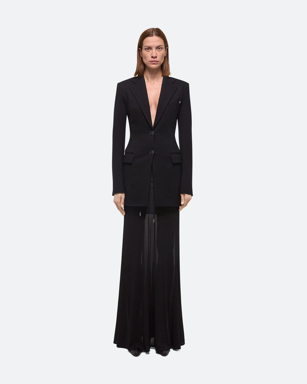 Helmut Lang Black Waisted Blazer