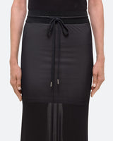 Helmut Lang Black Pull On Skirt