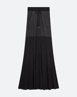 Helmut Lang Black Pull On Skirt