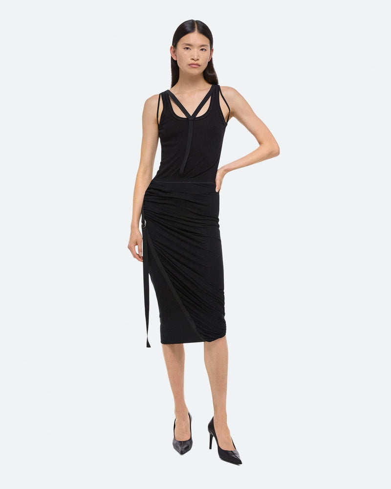 Helmut Lang Black Wind Skirt