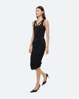 Helmut Lang Black Wind Skirt