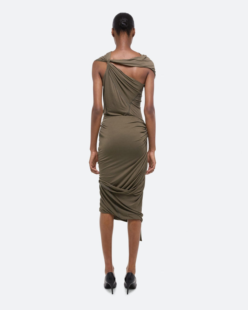 Helmut Lang Olive Wind Skirt