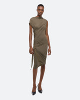 Helmut Lang Wind Dress Olive