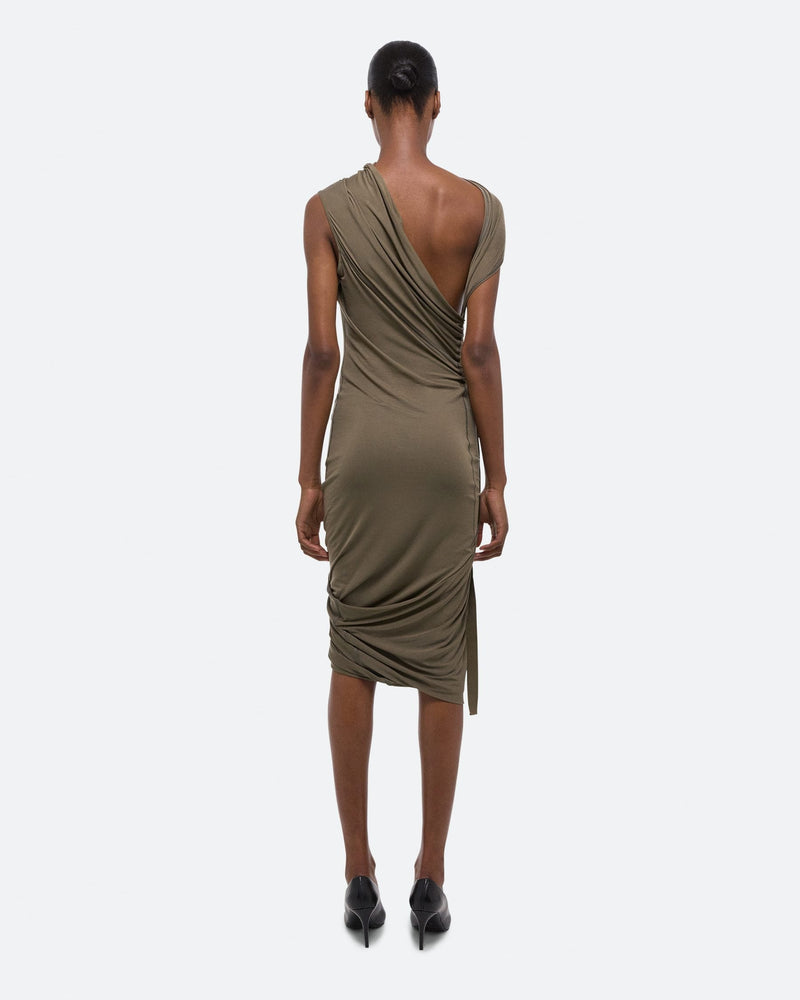 Helmut Lang Wind Dress Olive