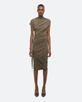 Helmut Lang Wind Dress Olive