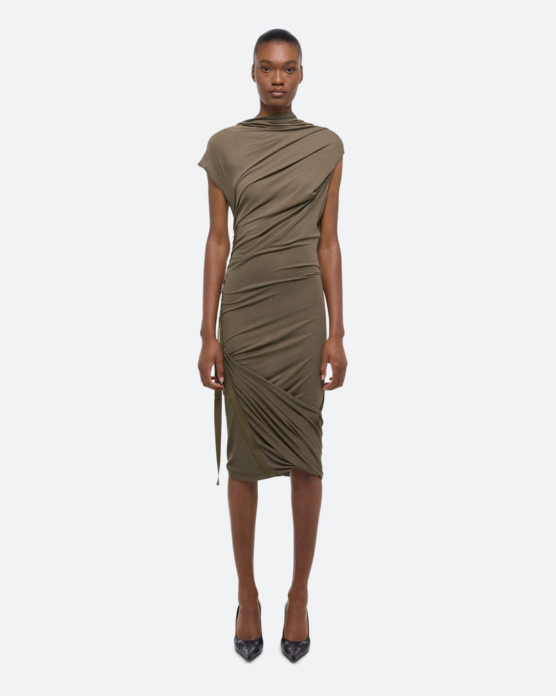 Helmut Lang Wind Dress Olive