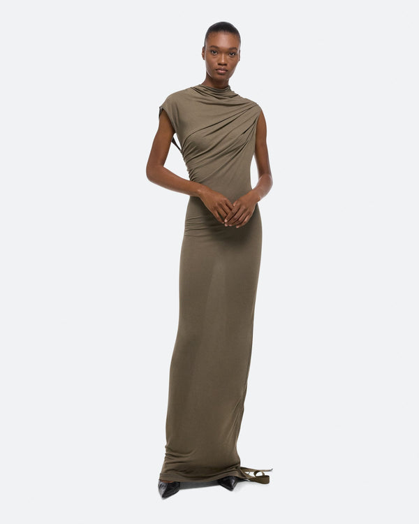 Helmut Lang Wind Dress Olive