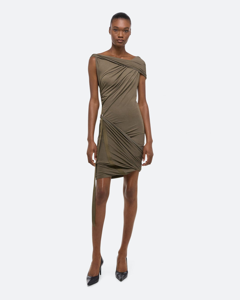 Helmut Lang Wind Dress Olive