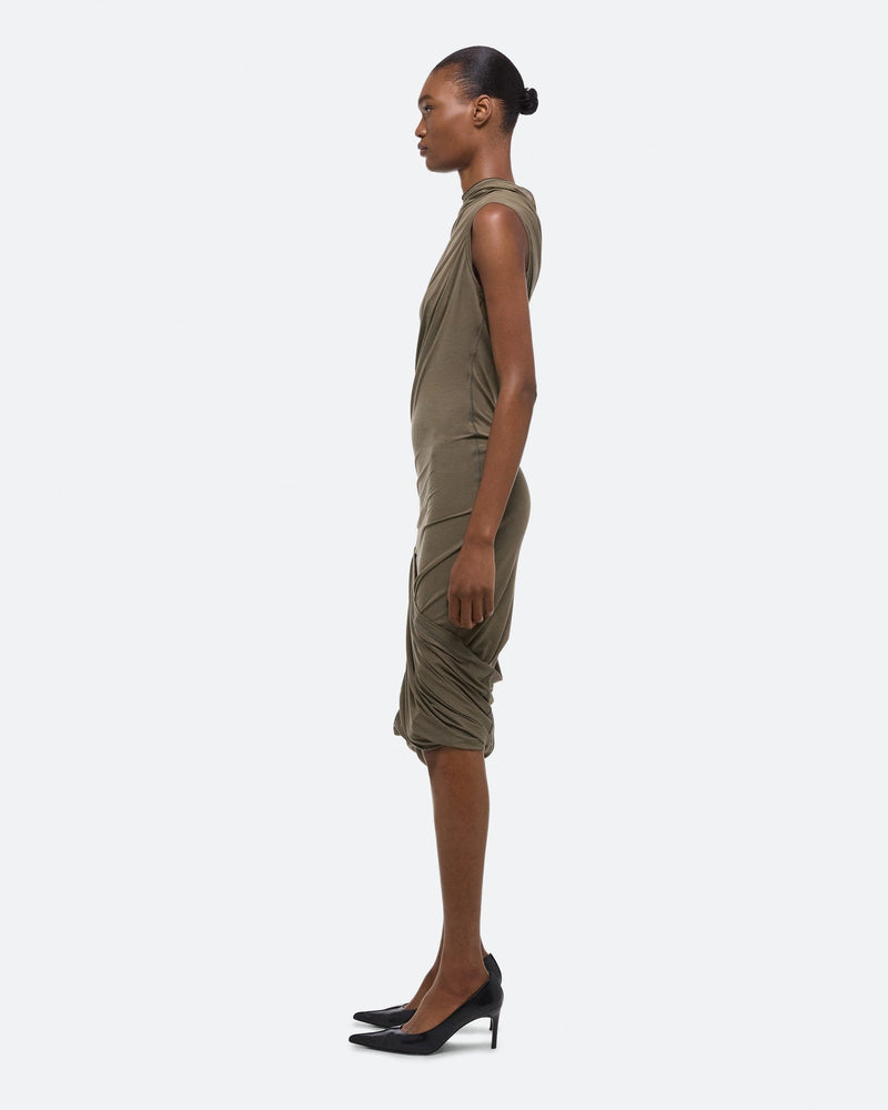 Helmut Lang Wind Dress Olive