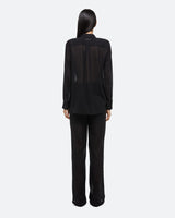 Helmut Lang Black Sheer Shirt