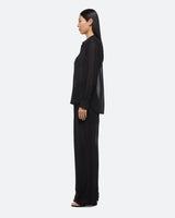 Helmut Lang Black Sheer Shirt