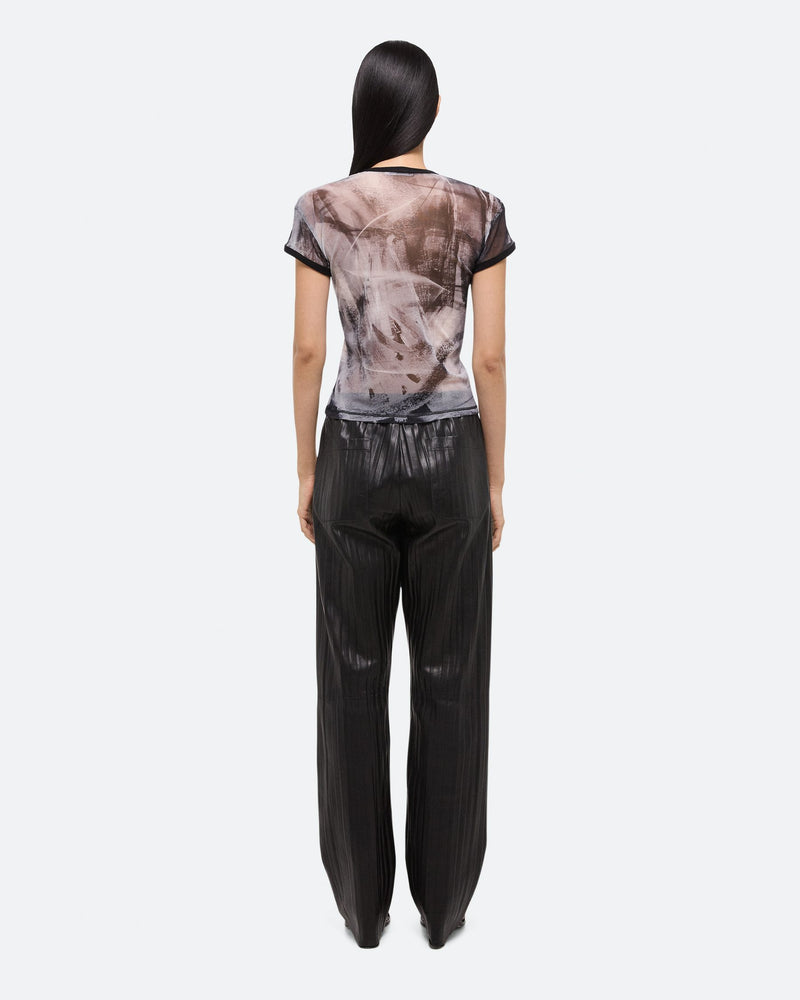 Helmut Lang Slim Fit Sheer Print Tee