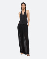 Helmut Lang Black Halter Vest