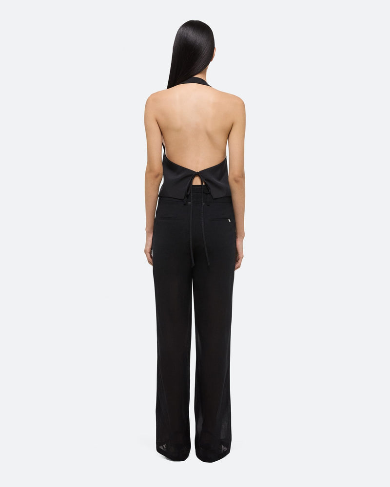 Helmut Lang Black Halter Vest