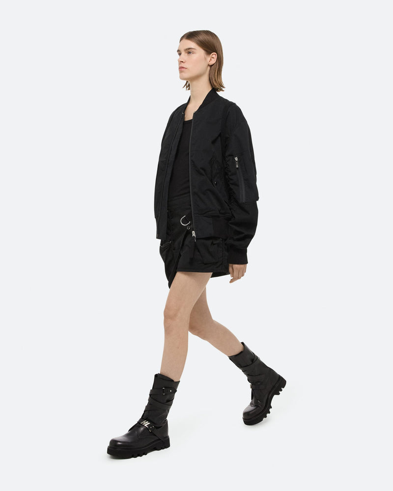 Helmut Lang Black MA1 Bomber Jacket