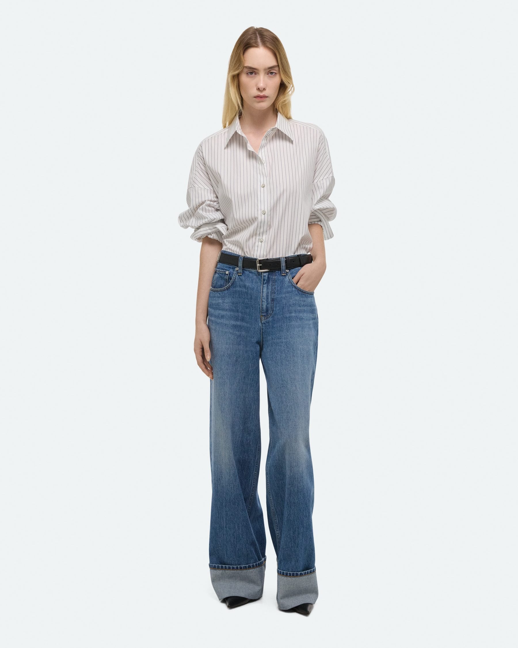 Helmut Lang Low Drop Jeans | Classic Blue