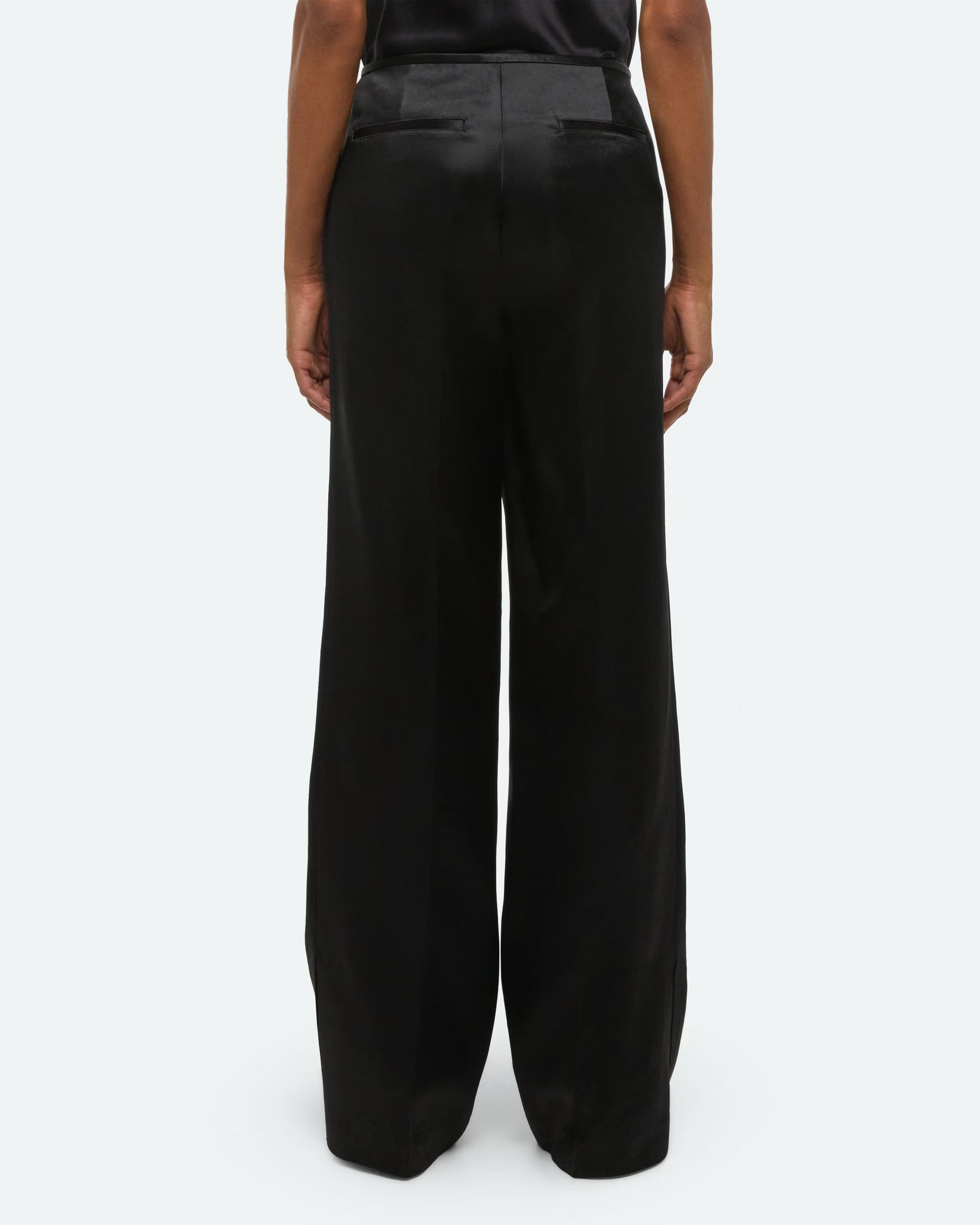 Helmut Lang Minimal Satin Pants | Black