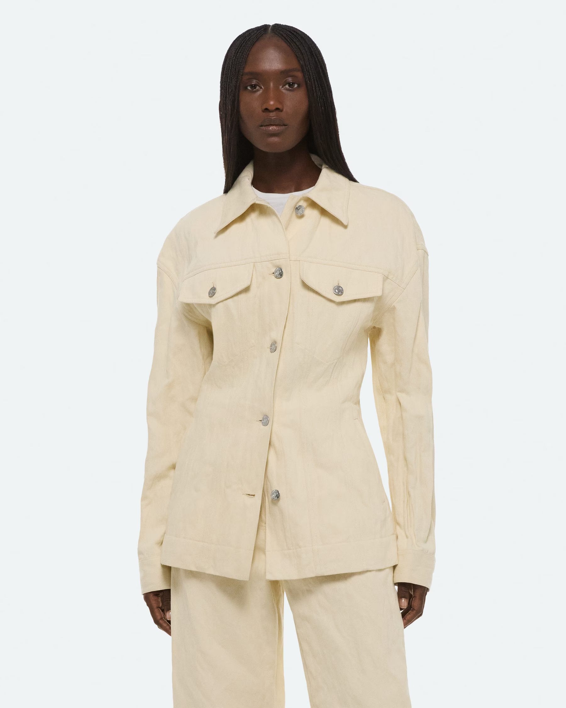Helmut Lang Crushed Trucker Jacket  | Muslin