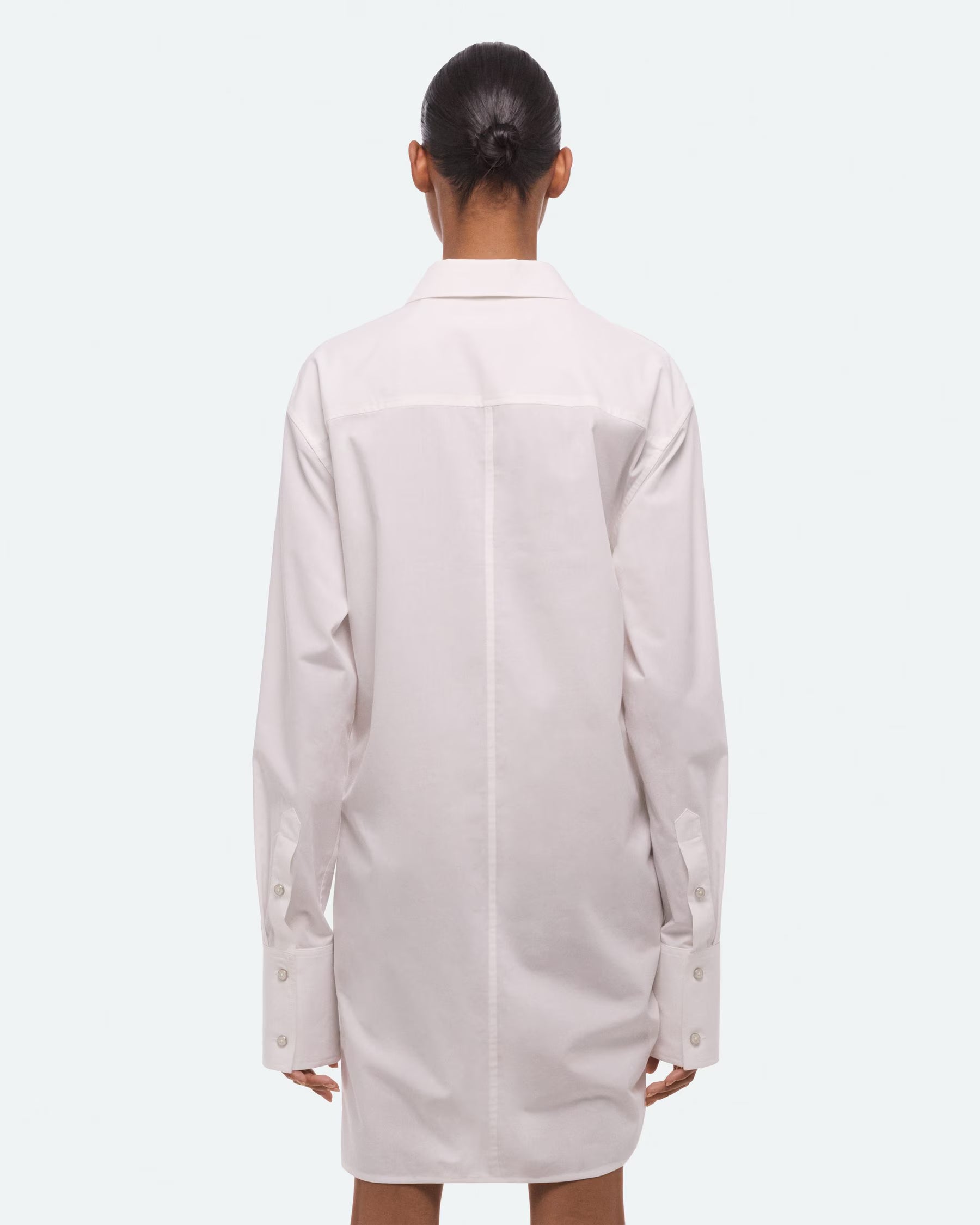 Helmut Lang Knot Shirt Dress | White