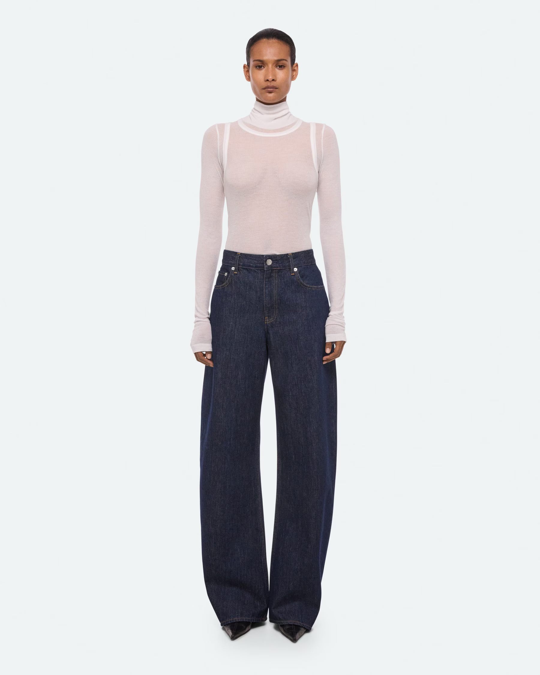 Helmut Lang Saddle Jeans | Indigo Rinse