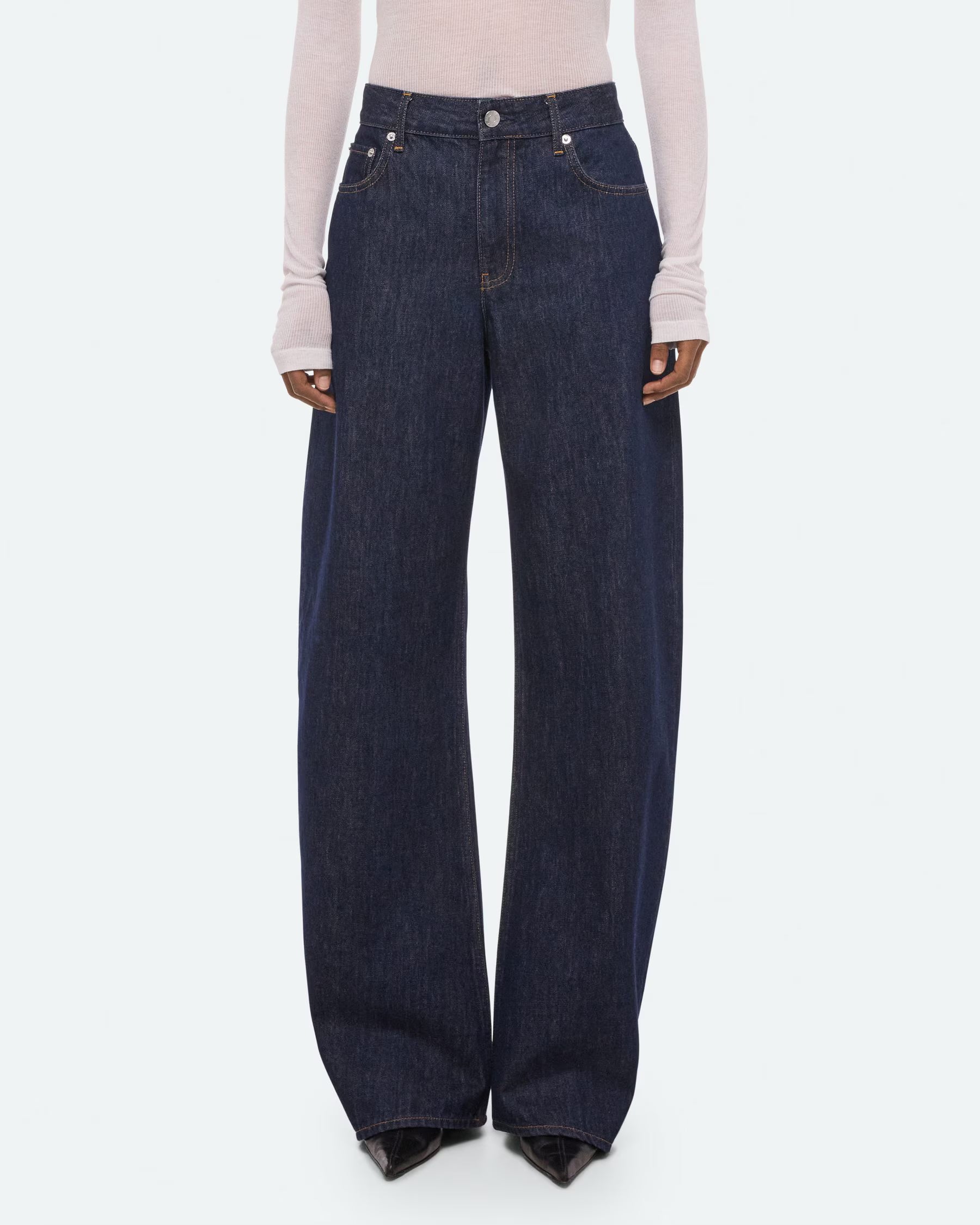 Helmut Lang Saddle Jeans | Indigo Rinse