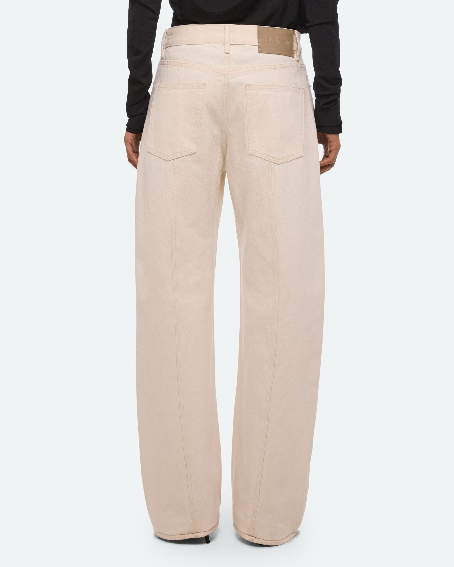 Helmut Lang Saddle Jeans | Ecru