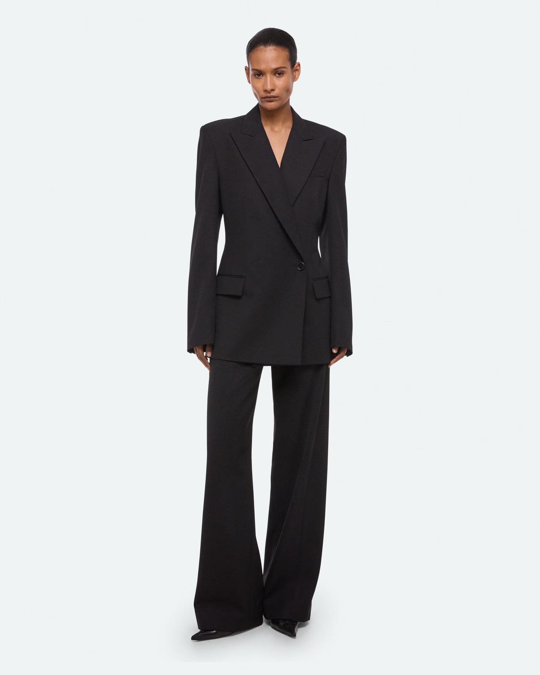 Helmut Lang Wardrobe Belted Blazer | Black